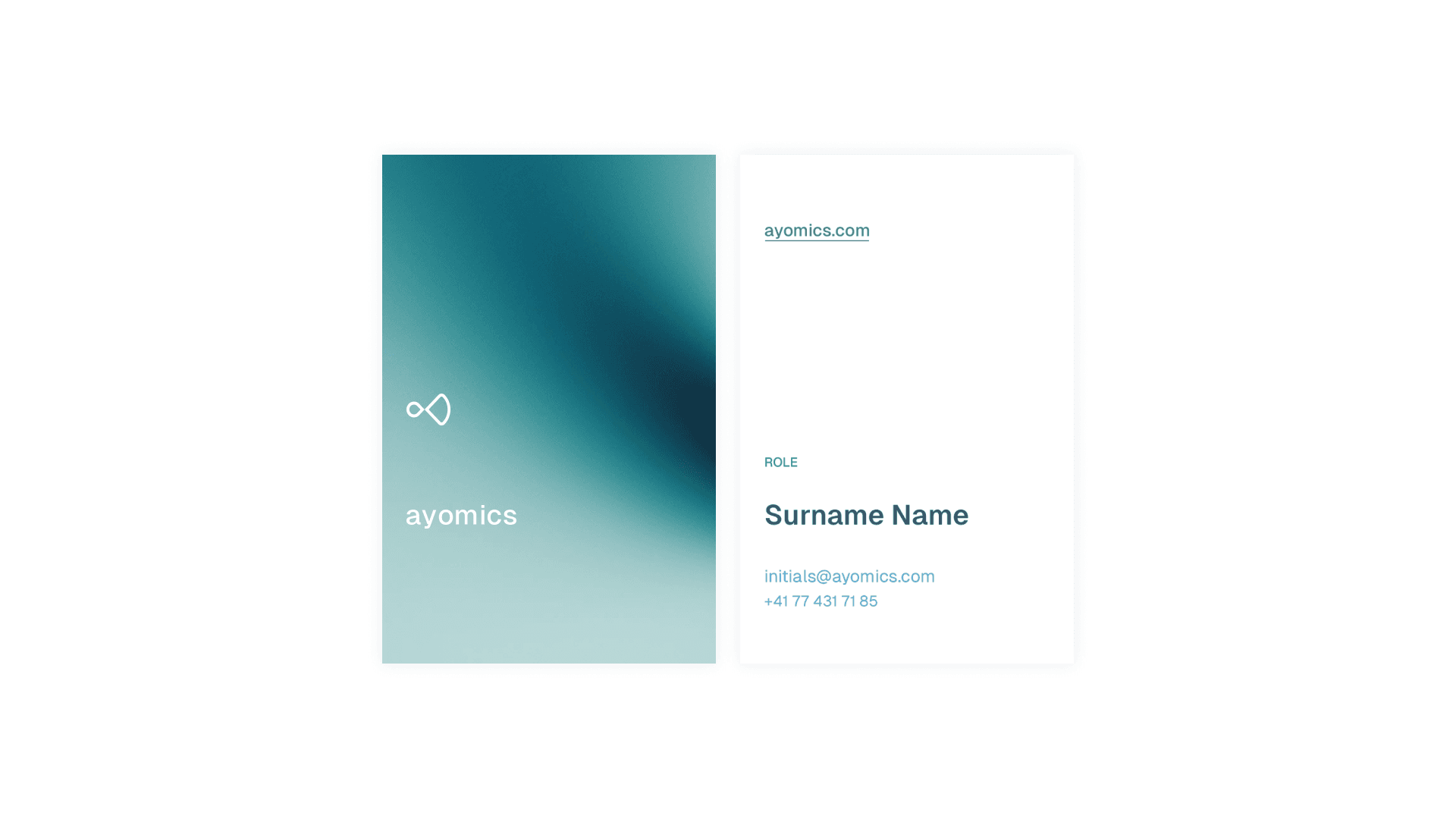 Ayomics business cards 02