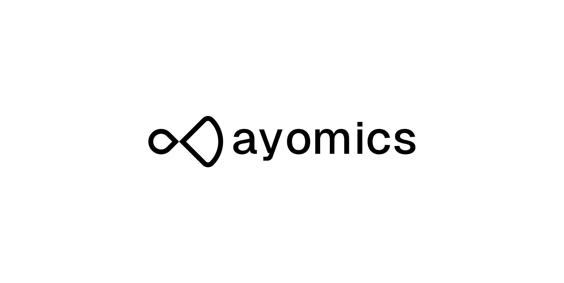 ayomics black logotype png